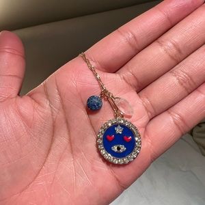 Anthropologie Evil Eye Pendant